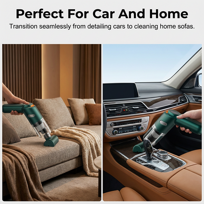 🚗✨ Zestaw do bezprzewodowego odkurzacza samochodowego o wysokiej wydajności 🛋️