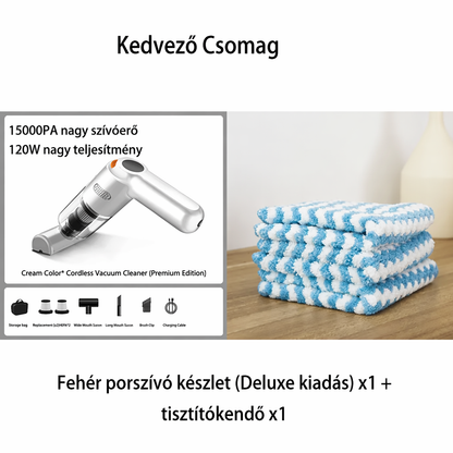 🚗✨ Zestaw do bezprzewodowego odkurzacza samochodowego o wysokiej wydajności 🛋️