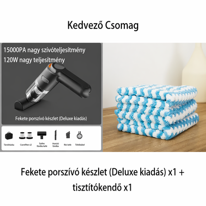 🚗✨ Zestaw do bezprzewodowego odkurzacza samochodowego o wysokiej wydajności 🛋️