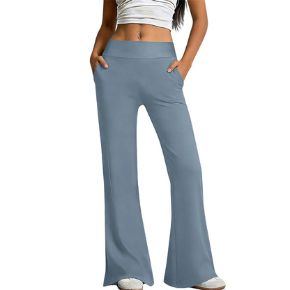 😍✨ Spodnie Joga Rozkloszowane, Wysoki Stan Modelujący, Krój 3D, Materiał Ultra-Miękki — 9 Kolorów, S-2XL ❤️