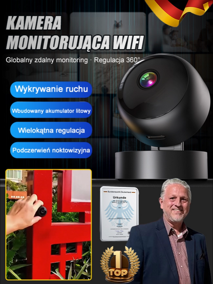 【Niewidoczna bezprzewodowa】kamera WIFI S2 z funkcją stabilizacji obrazu w wysokiej rozdzielczości